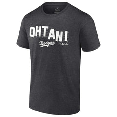 Charcoal Shohei Ohtani Los Angeles Dodgers Hollywood T-Shirt