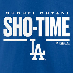 Royal Shohei Ohtani Los Angeles Dodgers Sho-Time Horizontal T-Shirt