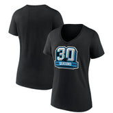 Women's 30th Anniversary V-Neck T-Shirt - Carolina Panthers T-shirts