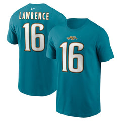 Trevor Lawrence Throwback Name & Number T-Shirt - Jacksonville Jaguars T-shirts