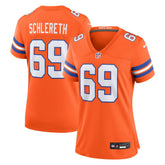 Mark Schlereth Women's Mile High Collection 1977 Throwback Retired Player Game Jersey - Denver Broncos Jerseys