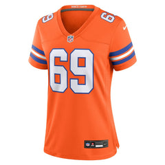 Mark Schlereth Women's Mile High Collection 1977 Throwback Retired Player Game Jersey - Denver Broncos Jerseys