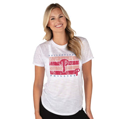 White Philadelphia Phillies Concepts Sport Women's Infuse Knit Top