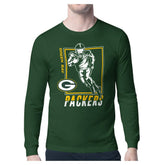 Starter Player Grid Graphic Long Sleeve T-Shirt - Green Bay Packers T-shirts