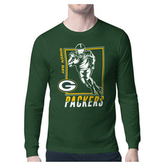 Starter Player Grid Graphic Long Sleeve T-Shirt - Green Bay Packers T-shirts