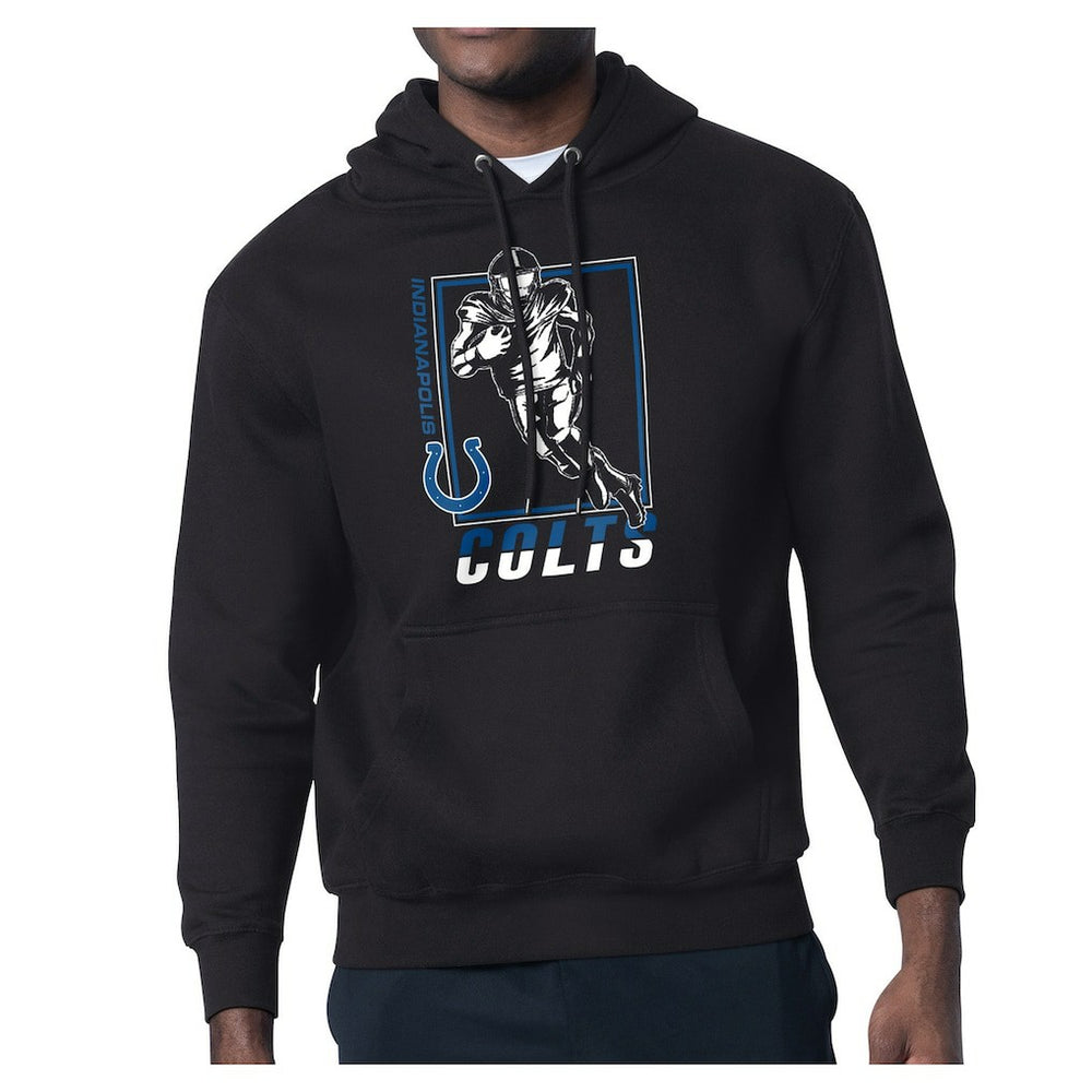 Starter Player Grid Pullover Hoodie - Indianapolis Colts Hoodies