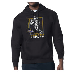 Starter Player Grid Pullover Hoodie - Baltimore Ravens Hoodies