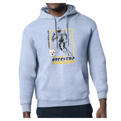 Starter Player Grid Pullover Hoodie - Pittsburgh Steelers Hoodies