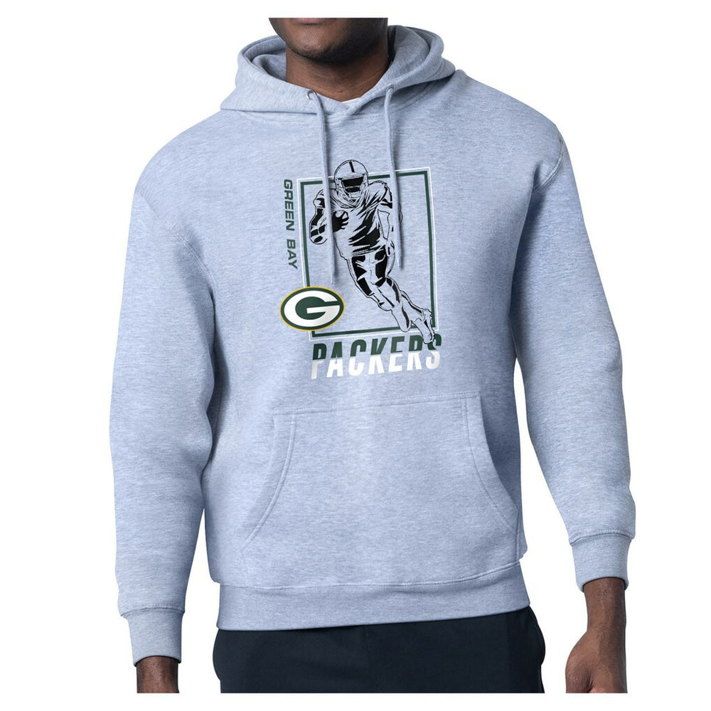 Starter Player Grid Pullover Hoodie - Green Bay Packers Hoodies