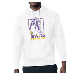 Starter Player Grid Pullover Hoodie - Minnesota Vikings Hoodies
