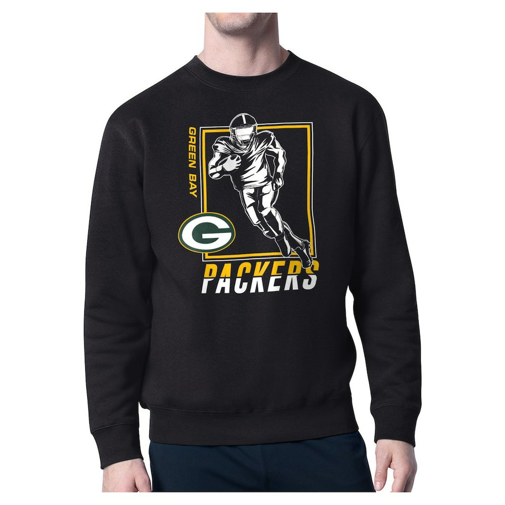 Starter Player Grid Pullover Sweatshirt - Green Bay Packers Pullover