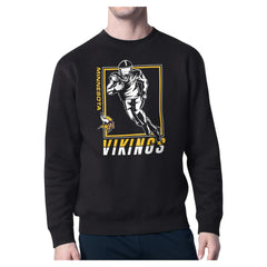 Starter Player Grid Pullover Sweatshirt - Minnesota Vikings Pullover