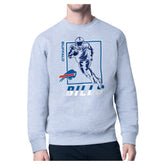 Starter Player Grid Pullover Sweatshirt - Buffalo Bills Pullover