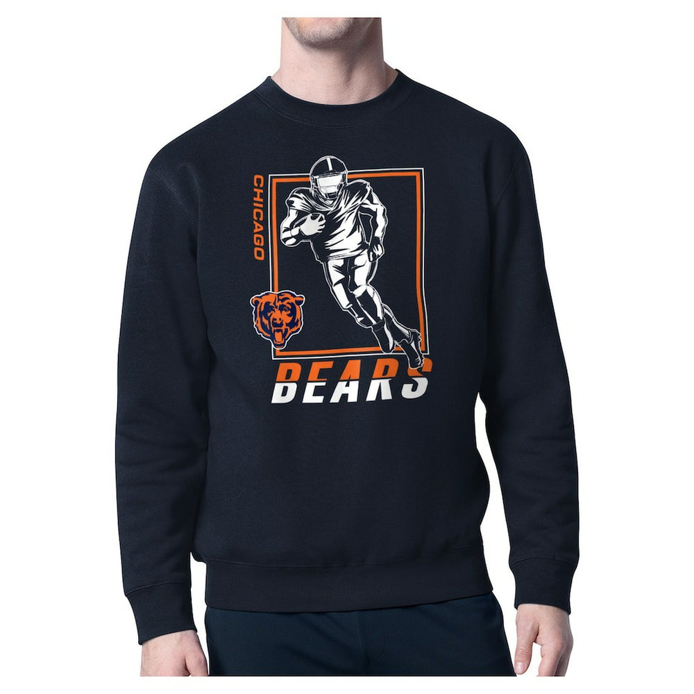Starter Player Grid Pullover Sweatshirt - Chicago Bears Pullover