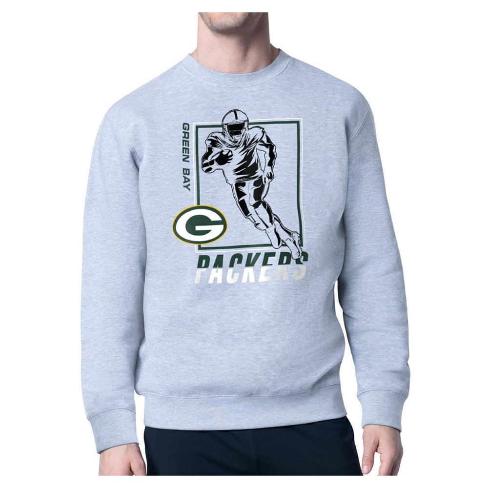 Starter Player Grid Pullover Sweatshirt - Green Bay Packers Pullover