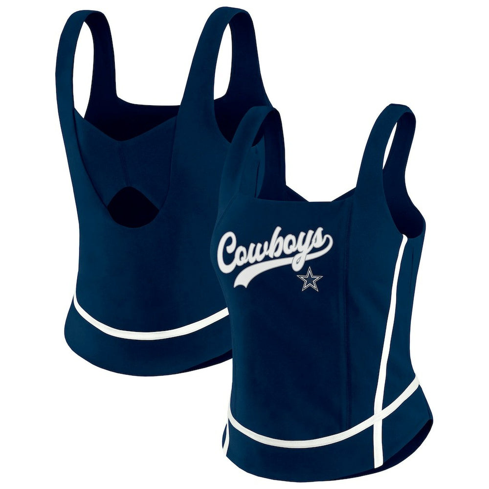 WEAR by Erin Andrews Women's Square Neck Tank Top - Dallas Cowboys Tops