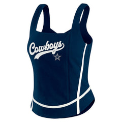 WEAR by Erin Andrews Women's Square Neck Tank Top - Dallas Cowboys Tops