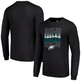 Starter Team Name Graphic Long Sleeve T-Shirt - Philadelphia Eagles T-shirts