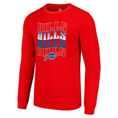 Starter Team Name Graphic Long Sleeve T-Shirt - Buffalo Bills T-shirts