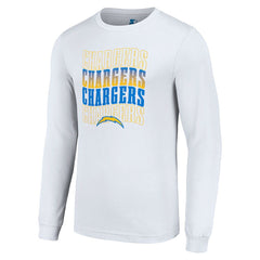 Starter Team Name Graphic Long Sleeve T-Shirt - Los Angeles Chargers T-shirts