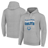 Starter Four Team Name Logo Fleece Pullover Hoodie - Indianapolis Colts Hoodies