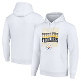 Starter Four Team Name Logo Fleece Pullover Hoodie - Pittsburgh Steelers Hoodies