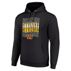 Starter Four Team Name Logo Fleece Pullover Hoodie - Washington Commanders Hoodies