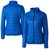 Cutter & Buck Women's Rainier PrimaLoft Eco Insulated Full-Zip Puffer Jacket - Buffalo Bills Jackets