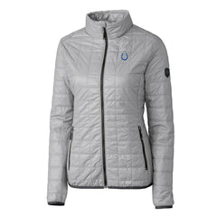 Cutter & Buck Women's Rainier PrimaLoft Eco Insulated Full-Zip Puffer Jacket - Indianapolis Colts Jackets