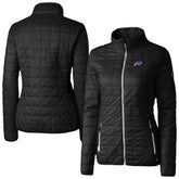 Cutter & Buck Women's Rainier PrimaLoft Eco Insulated Full-Zip Puffer Jacket - Buffalo Bills Jackets