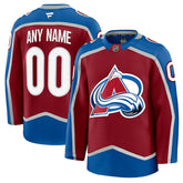 NHL Colorado Avalanche Fanatics Home Premium Custom Jersey