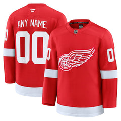 NHL Detroit Red Wings Fanatics Home Premium Custom Jersey