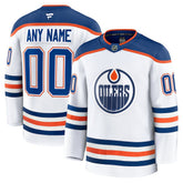 NHL Edmonton Oilers Fanatics Away Premium Custom Jersey