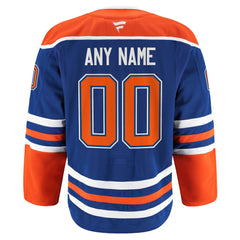 NHL Edmonton Oilers Fanatics Home Authentic Pro Custom Jersey