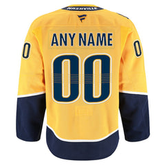 NHL Nashville Predators Fanatics Home Authentic Pro Custom Jersey