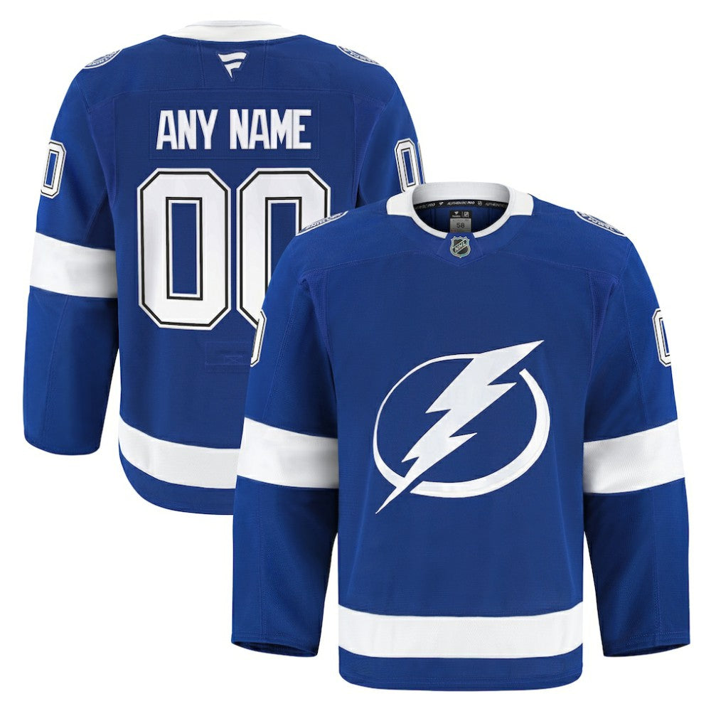 NHL Tampa Bay Lightning Fanatics Home Authentic Pro Custom Jersey