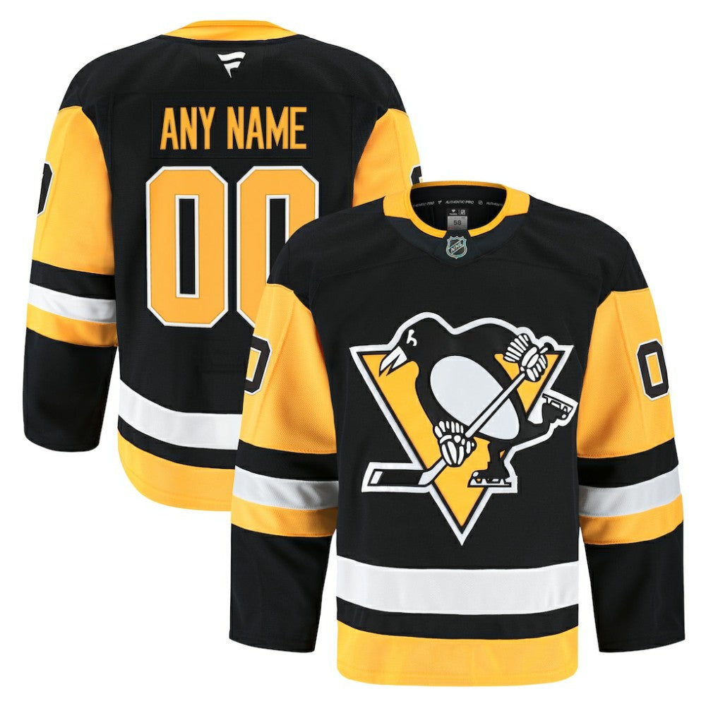 NHL Pittsburgh Penguins Fanatics Home Authentic Pro Custom Jersey