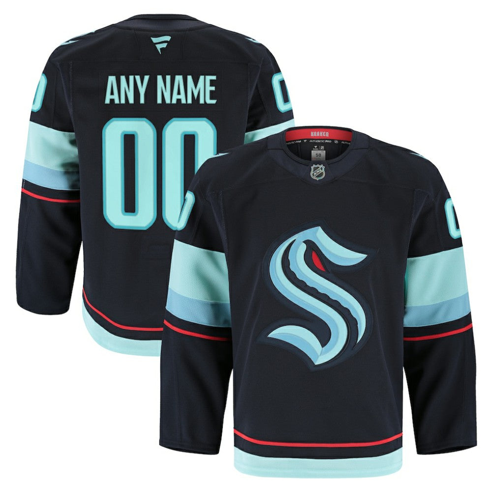 NHL Seattle Kraken Fanatics Home Authentic Pro Custom Jersey