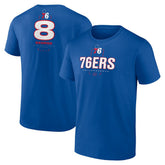 Paul George Philadelphia 76ers Behind The Back Name & Number T-Shirt - Royal cheap