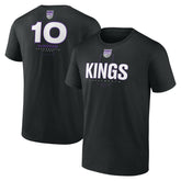 DeMar DeRozan Sacramento Kings Behind The Back Name & Number T-Shirt - Black cheap