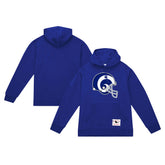 Helmet Logo Vintage Pullover Hoodie - Los Angeles Rams Hoodies
