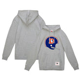 Helmet Logo Vintage Pullover Hoodie - Denver Broncos Hoodies