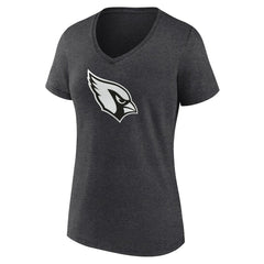 Women's Personalized Name & Number Monochrome V-Neck Long Sleeve T-Shirt - Arizona Cardinals T-shirts