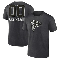 Personalized Name & Number Monochrome T-Shirt - Atlanta Falcons T-shirts
