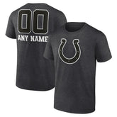 Personalized Name & Number Monochrome T-Shirt - Indianapolis Colts T-shirts