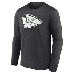 Personalized Name & Number Monochrome Long Sleeve T-Shirt - Kansas City Chiefs T-shirts