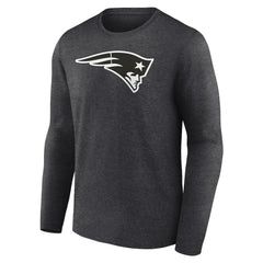 Personalized Name & Number Monochrome Long Sleeve T-Shirt - New England Patriots T-shirts