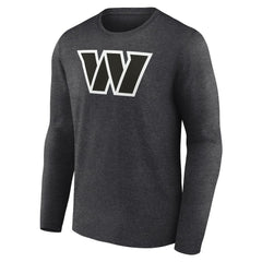 Personalized Name & Number Monochrome Long Sleeve T-Shirt - Washington Commanders T-shirts