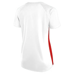 Women's Plus Size Glitter Lace-Up V- Neck T-Shirt - San Francisco 49ers T-shirts