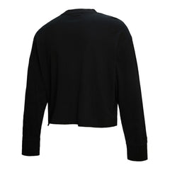 Mitchell & Ness Philadelphia 76ers Women's Hardwood Classics Studded Boxy Cropped Long Sleeve T-Shirt